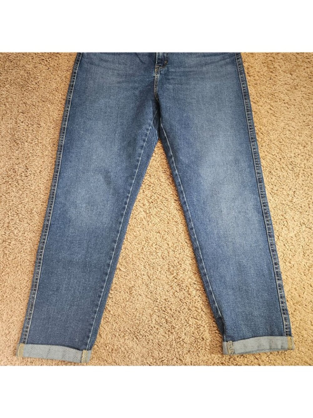 Levis Signature Mid Rise Boyfriend Jeans Womens 8 31x25 Heritage Denim Stretch - Picture 9 of 10